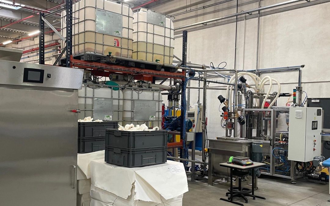 Acquisition d&rsquo;une machine pour créer des calages en Cellulose moulée