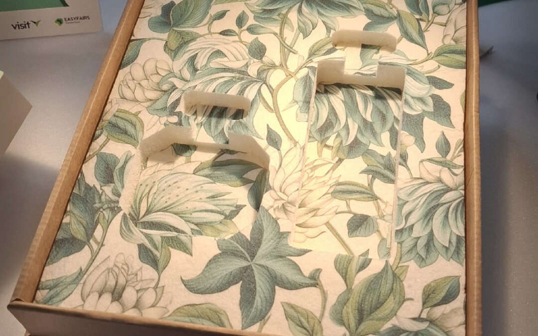 Mousse de papier imprimée pour le packaging de luxe